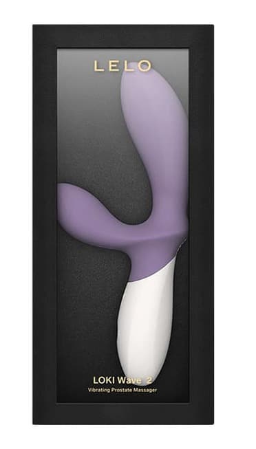 Lelo Loki Wave 2 Tím Prostat 19cm Sóng Ngón Tay