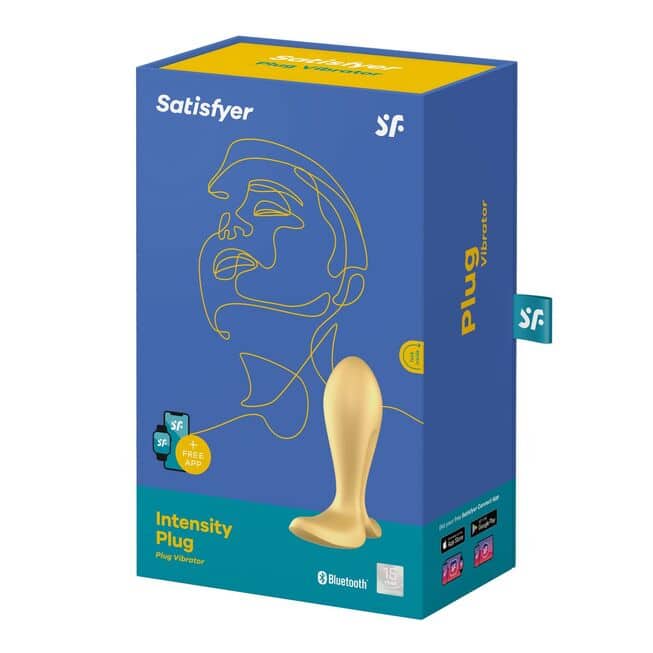 Satisfyer Intensity plug hậu rung vàng app mạnh mẽ