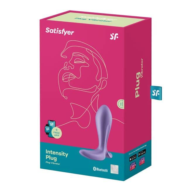 Satisfyer Intensity Plug Tím Vibro App Rung An Toàn