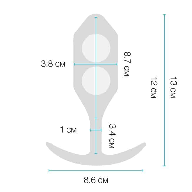 Snug Plug b-Vibe 3 Cam Nặng Đeo Lâu Thoải Mái Ngày