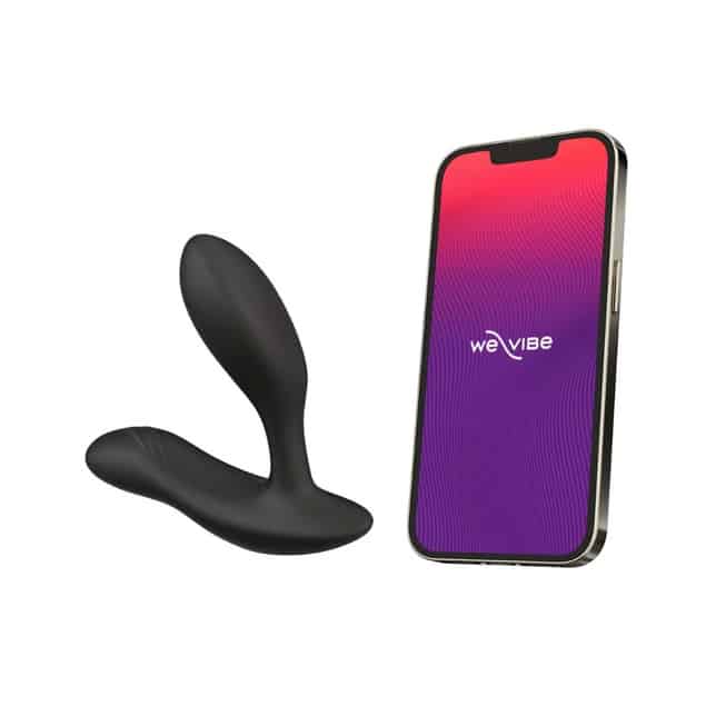 We-Vibe Vector+ Tiền Liệt Đen Điều Khiển