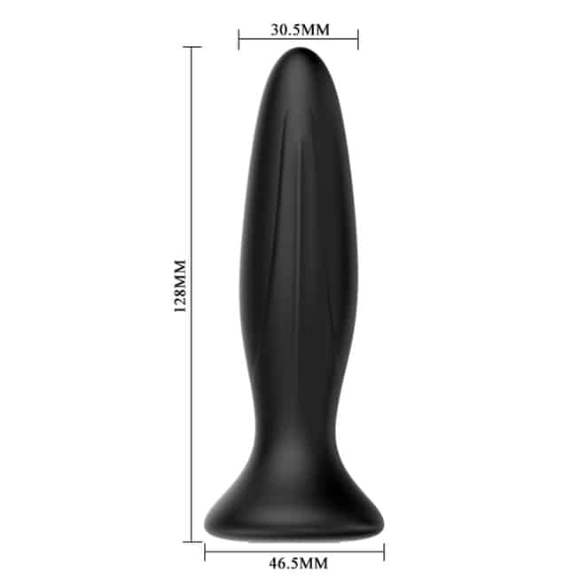 Vibro Plug Baile Mr.Play Đen 13cm 12 Rung