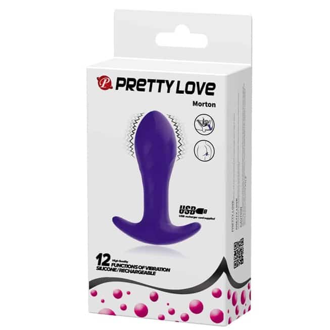 Pretty Love Morton vibroplug tím 12 chế độ