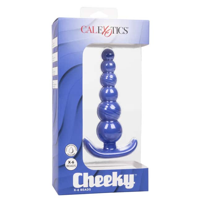 CalExotics Cheeky X-6 Blue Beads 6 Hạt Anal