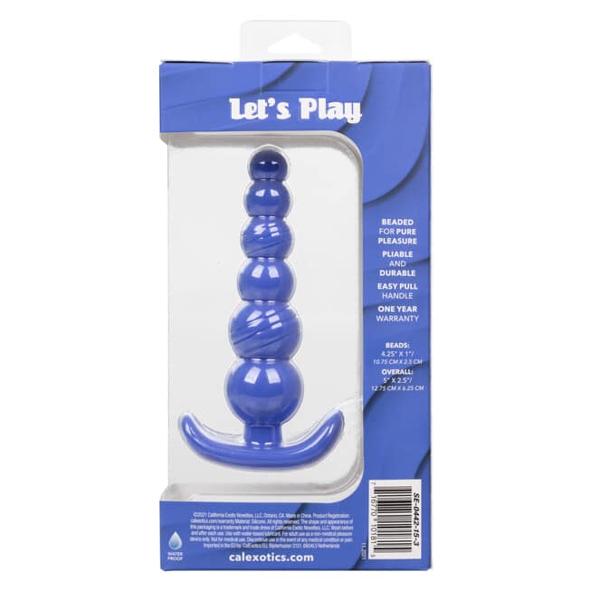 CalExotics Cheeky X-6 Blue Beads 6 Hạt Anal