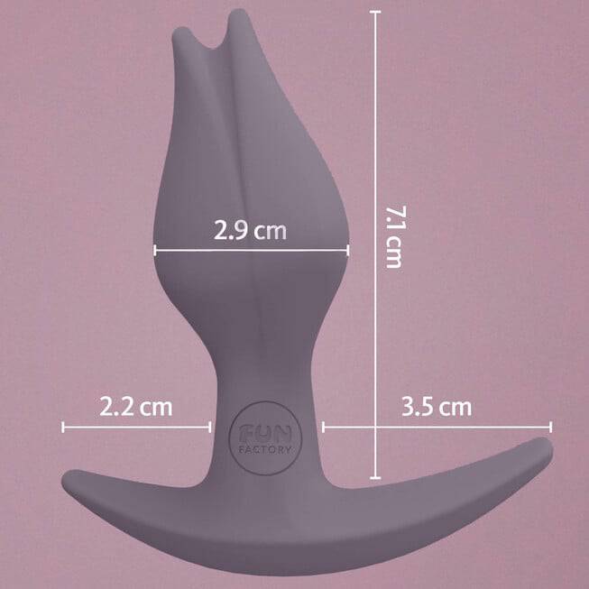 Fun Factory Bootie Fem Pê Đuôi Xám An Toàn Phụ
