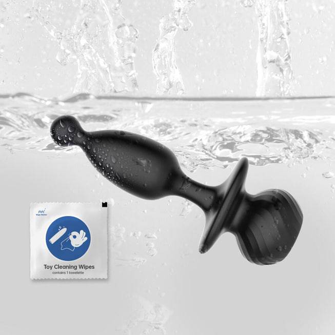 Magic Motion Bunny plug anal rung lông thỏ đen trắng