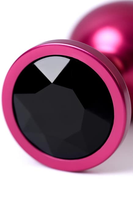 Toyfa Metal Plug Đỏ Đá Đen Anus Cao Cấp
