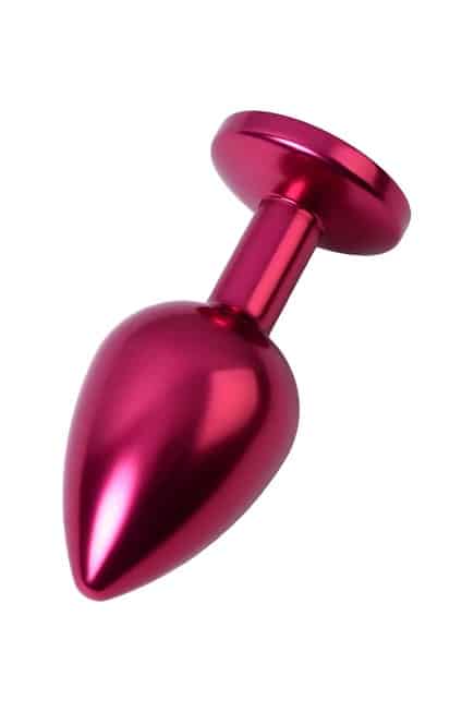 Toyfa Metal Plug Đỏ Đá Đen Anus Cao Cấp