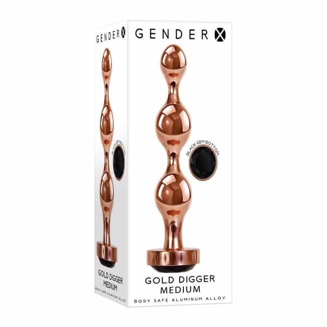 Gold Digger Evolved Butt Plug Vàng Đen Kim Cương