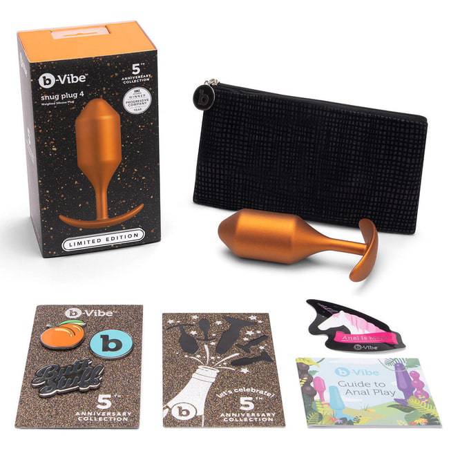 Plug b-Vibe Snug 4 Cam Giữ Hậu Môn Siêu Dài Lâu Thỏa Mãn