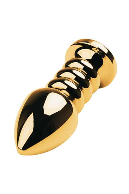 Toyfa Plug Metal Vàng Crystal Đỏ Hậu Môn Sang Trọng Nóng