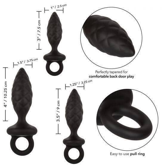 Bộ Plug Calexotics Probe 3 Đen Tăng Dần Thăng Hoa An Toàn