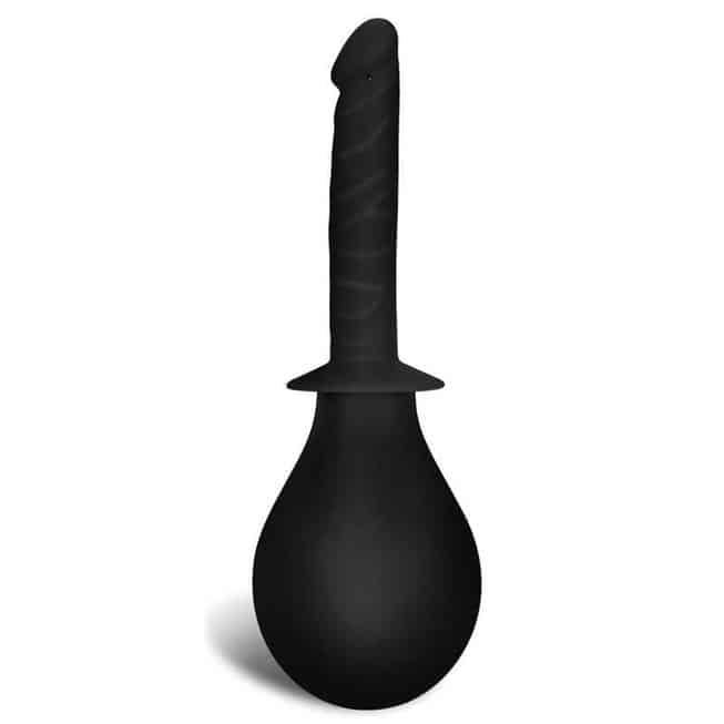 LoveToy Anal Đồ Đấy Đen Silicon 2.3cm