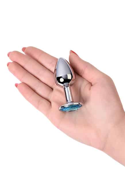 Plug Kim Loại Toyfa Crystal Xanh Bạc 2.8cm