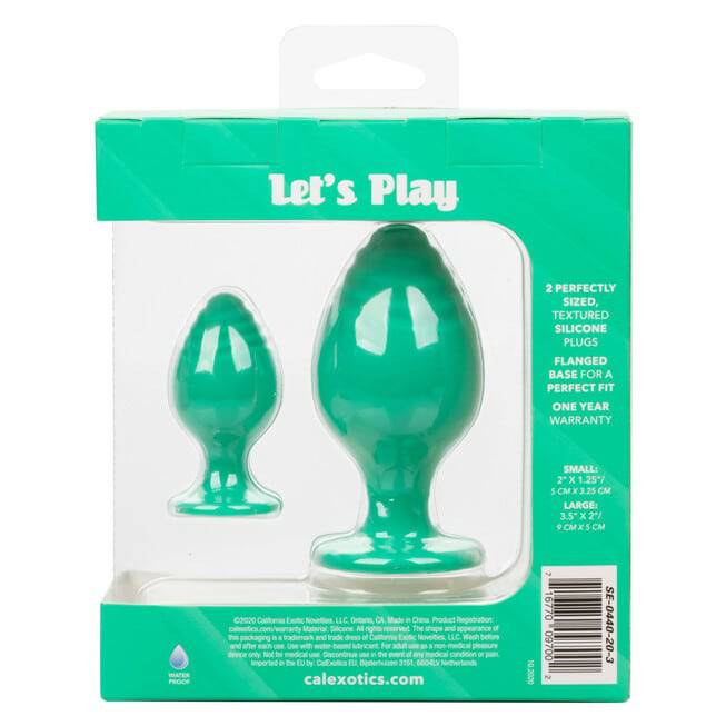 Bộ Nút Đít CalExotics Cheeky Xanh Nhẹ Nhàng