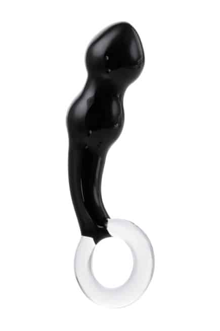 Prostate Sexus Glass 17cm Đen Kéo Sâu