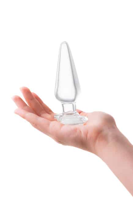 Sexus Glass Anal Plug Thủy Tinh Trong 11.5cm