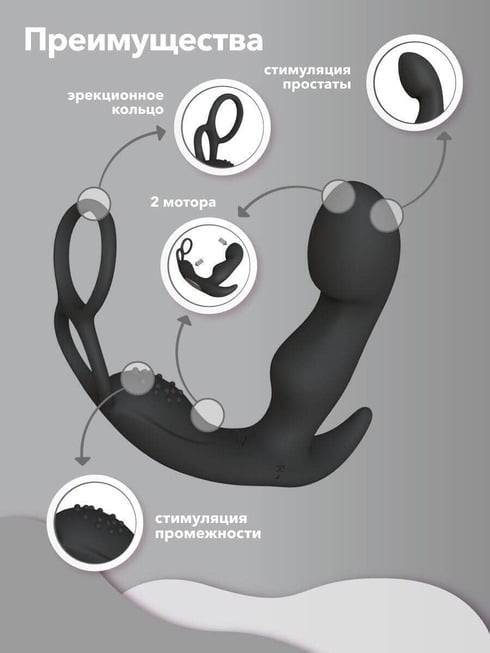 Massageur Satisfyer Culo đen vòng siết tuyến tiền liệt khỏe mạnh