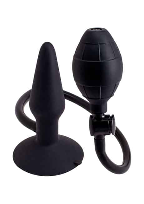Inflatable Butt Plug S Đen Bơm Phồng Mở Rộng