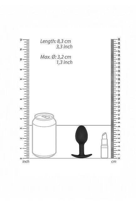 Nút Shots Sono N0.89 Bóng Đen 3.2cm Anál Mãnh Liệt
