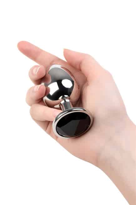 Plug kim loại Toyfa pha lê bạc hậu môn sang chảnh khoái lạc