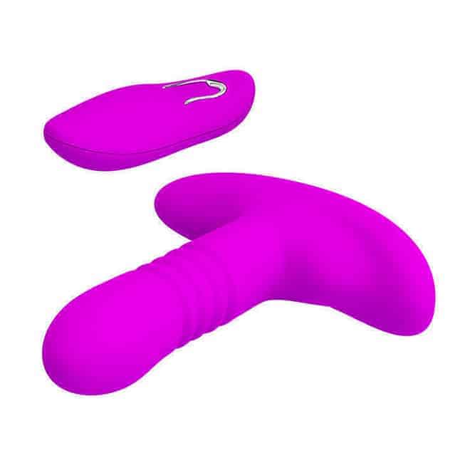 Pretty Love Heather massage tuyến tiền liệt fuchsia đẩy rung