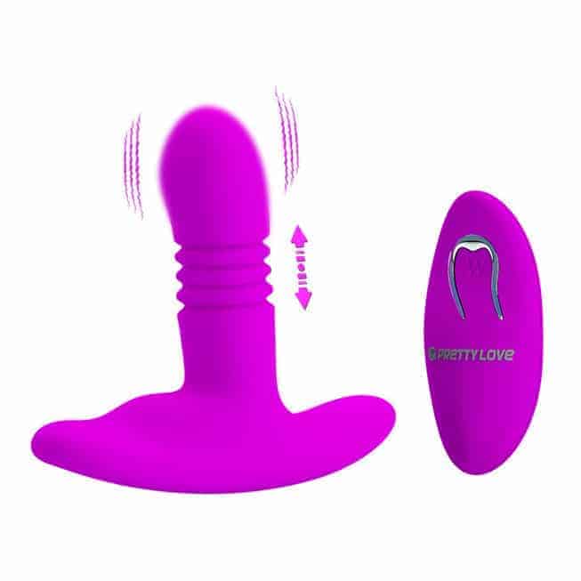 Pretty Love Heather massage tuyến tiền liệt fuchsia đẩy rung