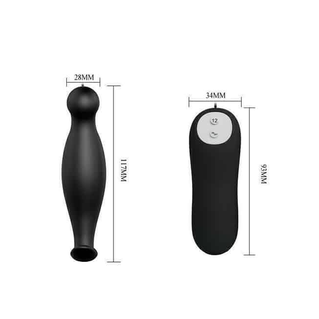 Plug Rung Pretty Love Đen Điều Khiển Xa