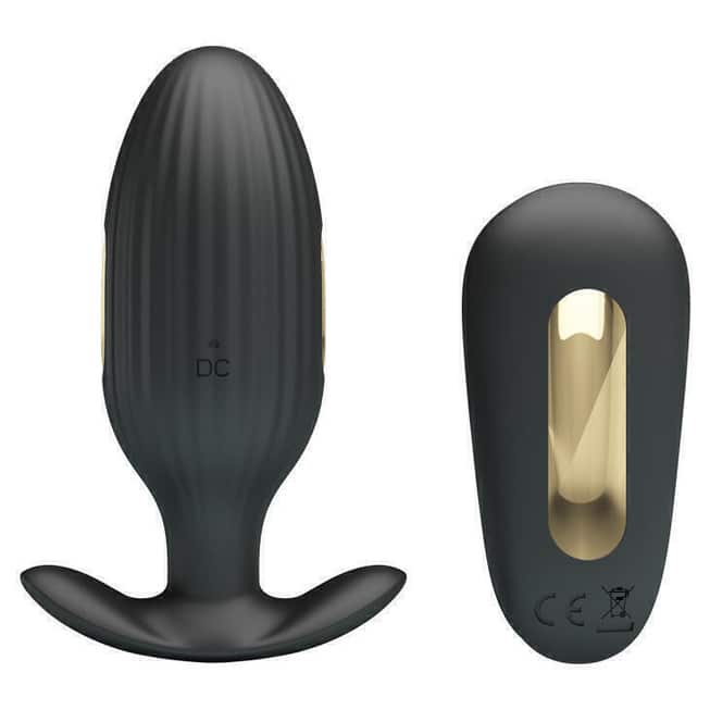 Pretty Love Royal Shock Anal Plug Đen Điện Giật
