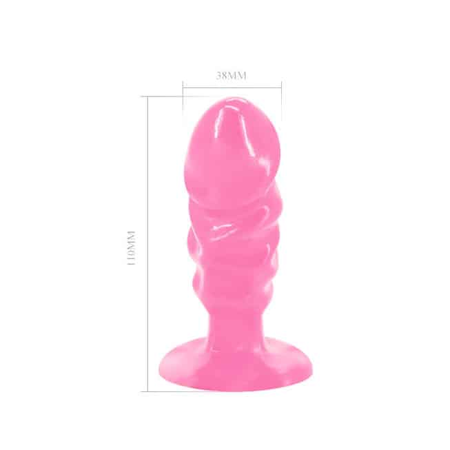 Nút Đít Phallus Baile Butt Hút TPR 3.8cm Hồng Siêu Sướng