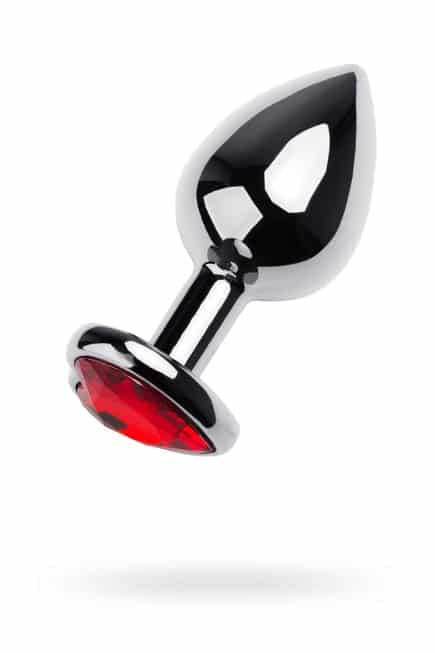 Toyfa Butt Plug Tim Đỏ Metal 3.4cm Sang Trọng Quyến Rũ