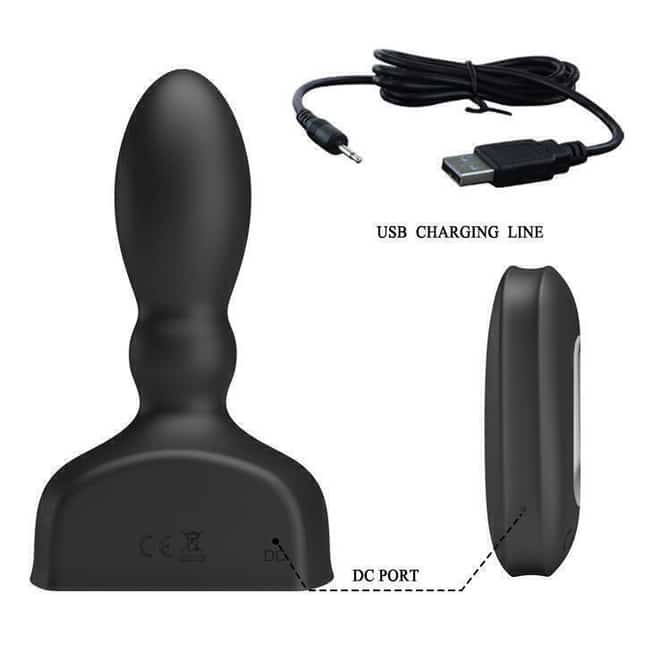Pretty Love Harriet Plug Nở Rung Đen Remote Phê