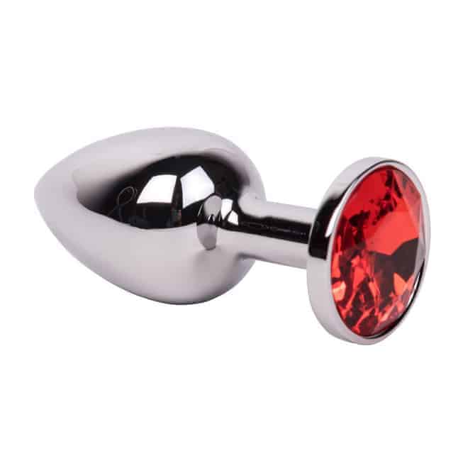 Plug Thép RED FLAME Mini Pha Lê Đỏ Bóng Loáng