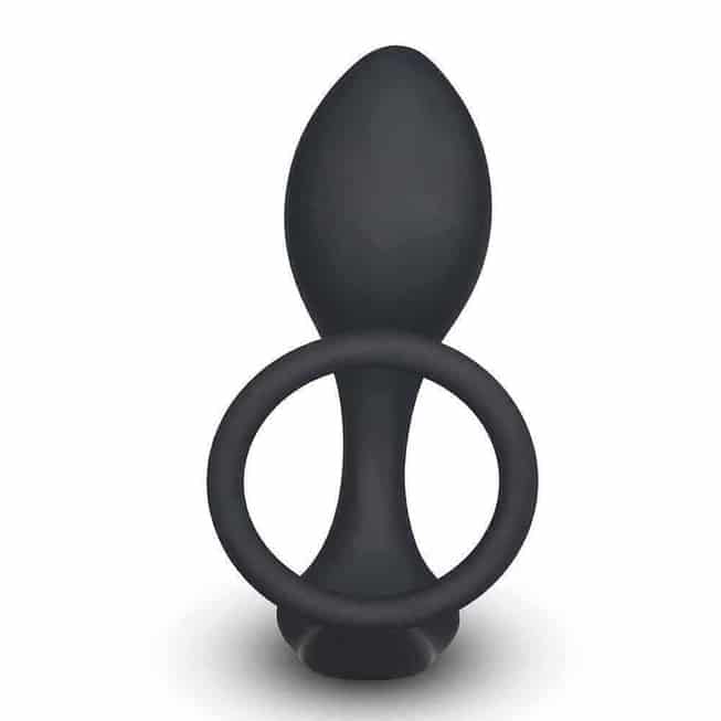 LoveToys Cockring Anal Plug Đen Giữ Cứng Đỉnh Cao