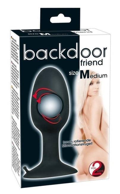 Orion Backdoor Friend M Plug Đen Cân Bằng Khoái Lạc Hoàn Hảo