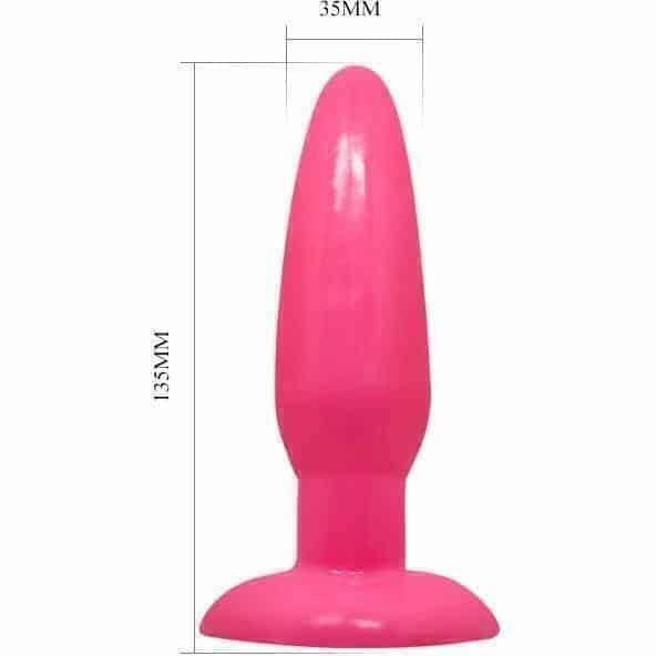 Baile Butt Plug Hút 13.5cm Hồng Anal Dễ Dùng