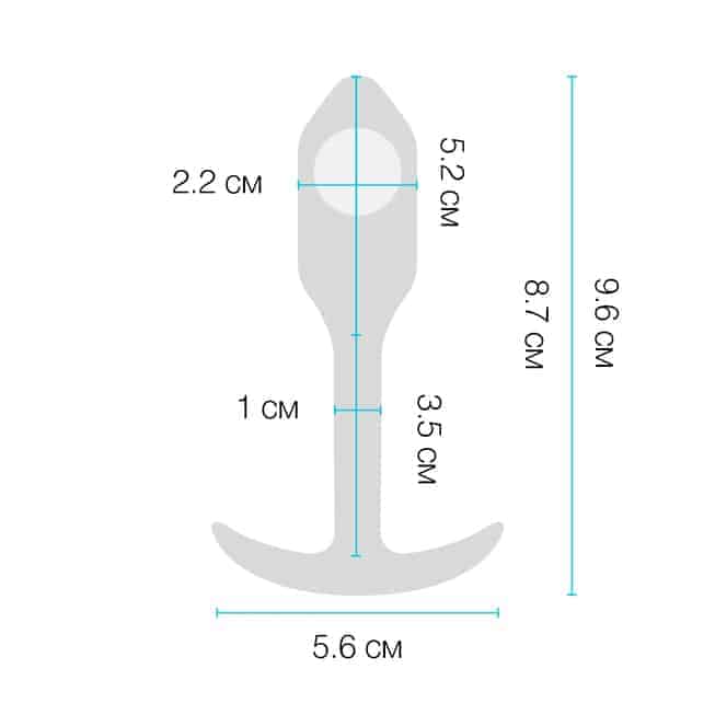 b-Vibe Snug Plug 1 2.2cm Đít Nhỏ Giữ Hình Hoàn Hảo