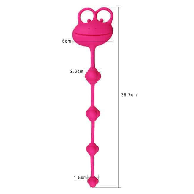 Anal Beads LoveToy Psiches Premium Hồng Siêu Mượt