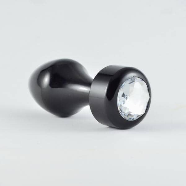 Plug Anal LoveToys Kim Loại Đen Kim Cương