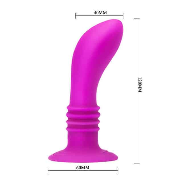 Plug Rung Baile Booty 4cm Hồng Phấn Nóng Bỏng
