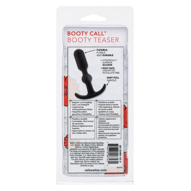 phễu hậu môn đeo dài siêu thoải mái calexotics booty teaser plug đen