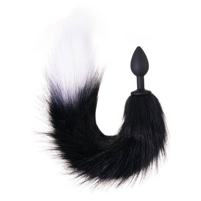 Plug Đít Lông Thú Furry Đen 7cm Lola Siêu Khêu 