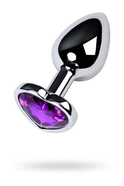 Toyfa Ametist Plug 2.7cm Beginner Kim Loại Trái Tim Sang Trọng