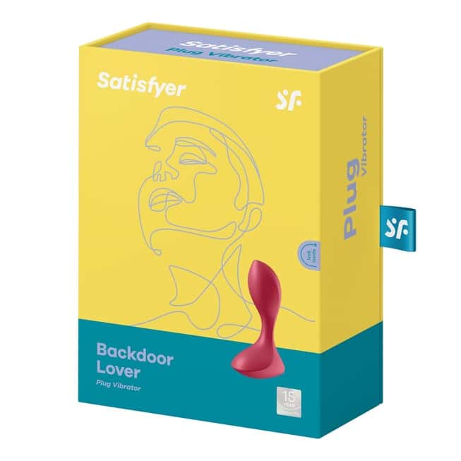 Satisfyer Backdoor Lover Nút Đít Rung Đỏ Mạnh