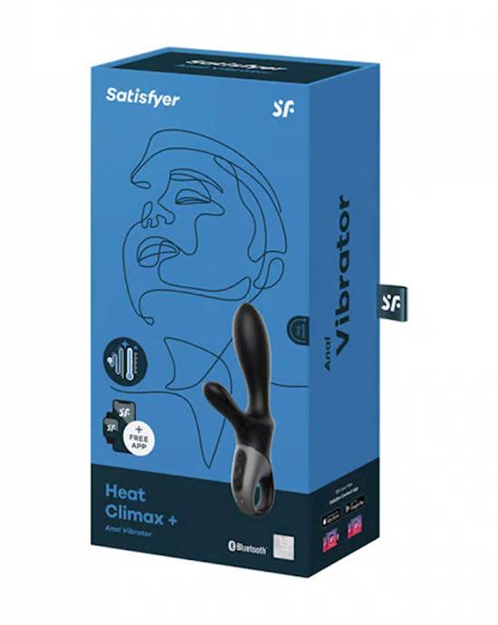 Satisfyer Heat Climax Anal 20cm Prostate App Nóng Bỏng