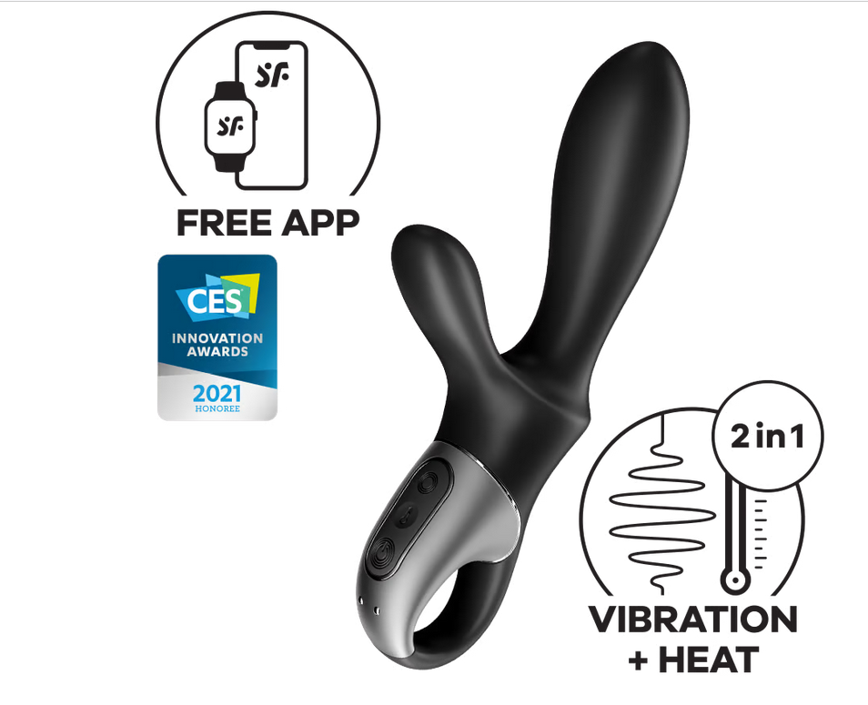 Satisfyer Heat Climax Anal 20cm Prostate App Nóng Bỏng