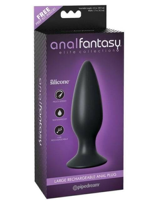 Anal Plug Rung Elite 13.5cm Đen Thăng Hoa