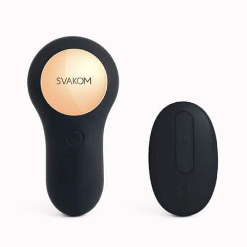 Svakom Vick massage tuyến tiền liệt đen DU 10cm rung app điều khiển