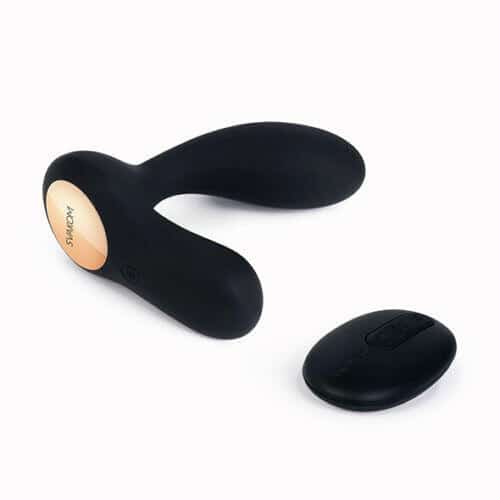 Svakom Vick massage tuyến tiền liệt đen DU 10cm rung app điều khiển